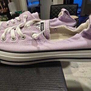 Converse Chuck Taylor All Star Shoreline Slip Womens Casual Shoes 7 Amethyst NEW